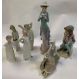 Collection of Lladro figures