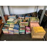 Collection of railway books, 1 box of aviation books