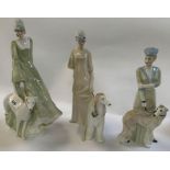 3 Royal Doulton "Reflections" figures