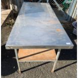 Stainless steel work bench