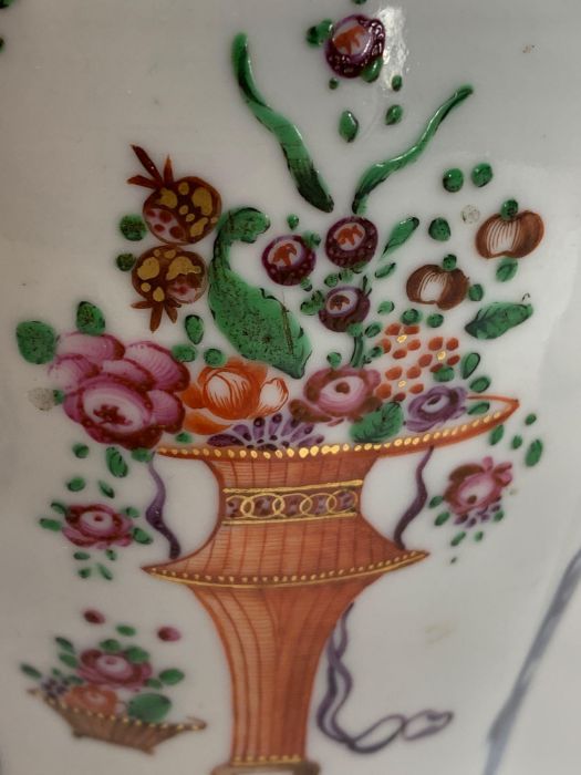 A Chinese baluster shape vase, panels painted with - Image 5 of 23