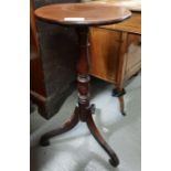 A Victorian mahogany occasional table with circula