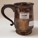 A silver mug, by Elkington & Co, Birmingham 1959,