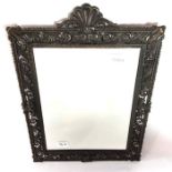 A 20th century Italian metal framed mirror, with a