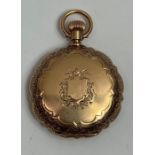 A. W. Co, a hunter cased pocket watch, stamped ‘14