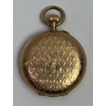 Anonymous, a hunter cased fob watch, with gilt met