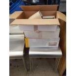 3 boxes of modern light fittings, condition reque