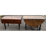 2 folding drop leaf tables, condition requests and