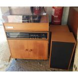 PYE Cambridge stereo unit with record player, radi