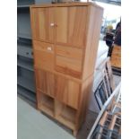 Pine shelving/drawer unit, condition requests and ad
