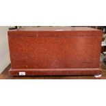 Small wooden trunk, condition requests and additio