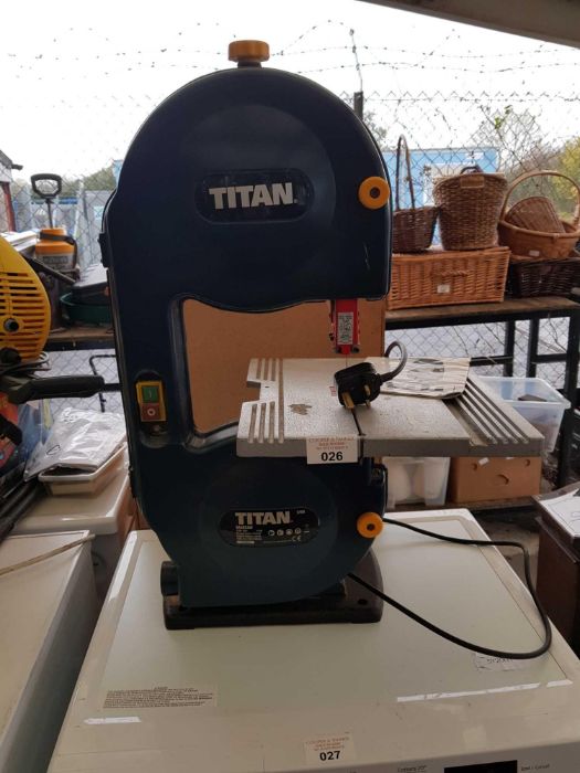 Titan band saw, condition requests and additional