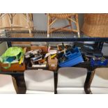 Shelf of tools to include screws, nails, drill par