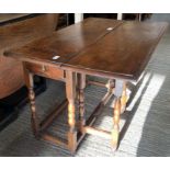 Small table with folding top