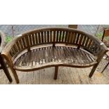 Wooden garden bench, condition requests and additi