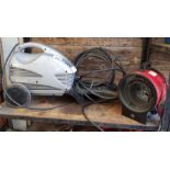 Pressure washer & a small heater