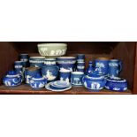 A large collection of Wedgwood Jasperware including