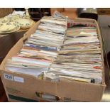 A collection of various 45's record singles, mostl