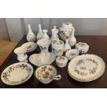 A collection of Wedgwood "Hathaway Rose" items inc