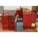 A collection of books including Jane Austen Folio S