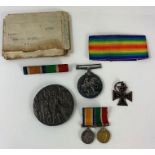A WWI medal, "SPR D MOSLEY, Royal Engineers", alon
