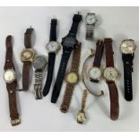 A collection of gents wrist watches to include a S