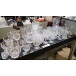 Collection of glassware to include Waterford