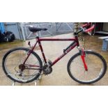 26" Barracuda curacao gents bicycle with sprung fo