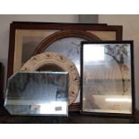 Decorative framed mirrors & other framed pictures