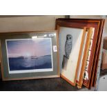 Collection of framed prints