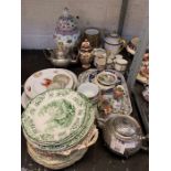 Ceramics to include West Germany plate, Japanese c