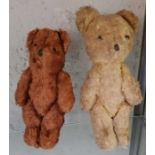 2 vintage teddy bears