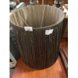 Large modern striped lamp shade