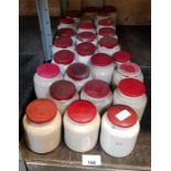 Good quantity of mustard pots