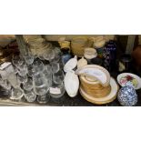 Ceramics & glassware to include Royal Worcester "I