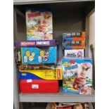 Selection of modern board games including Monopoly