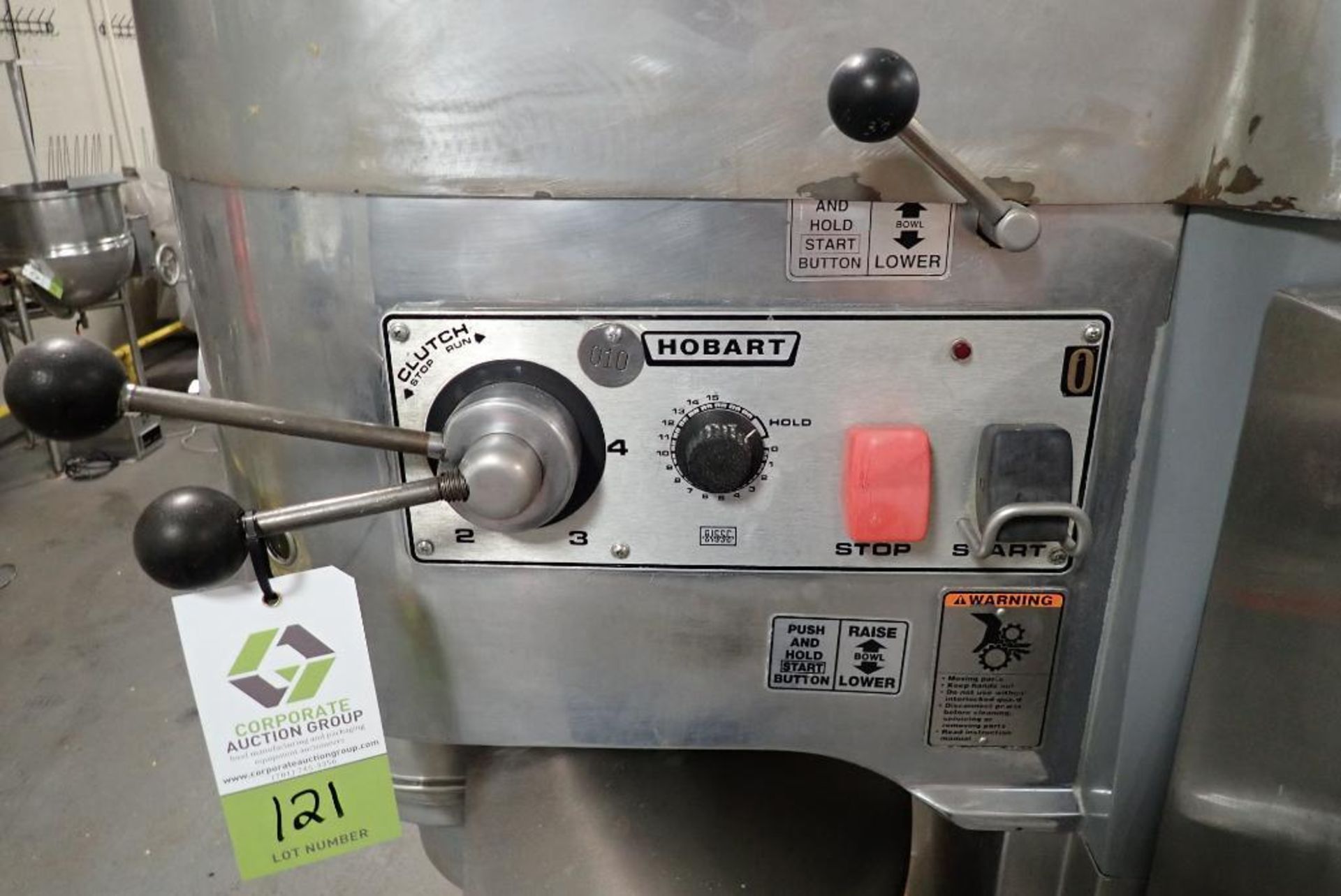 Hobart 140 quart planetary mixer - Image 10 of 15