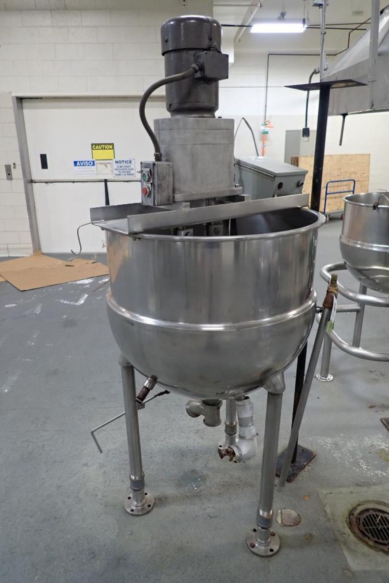 Goren 80 gallon SS kettle - Image 4 of 20