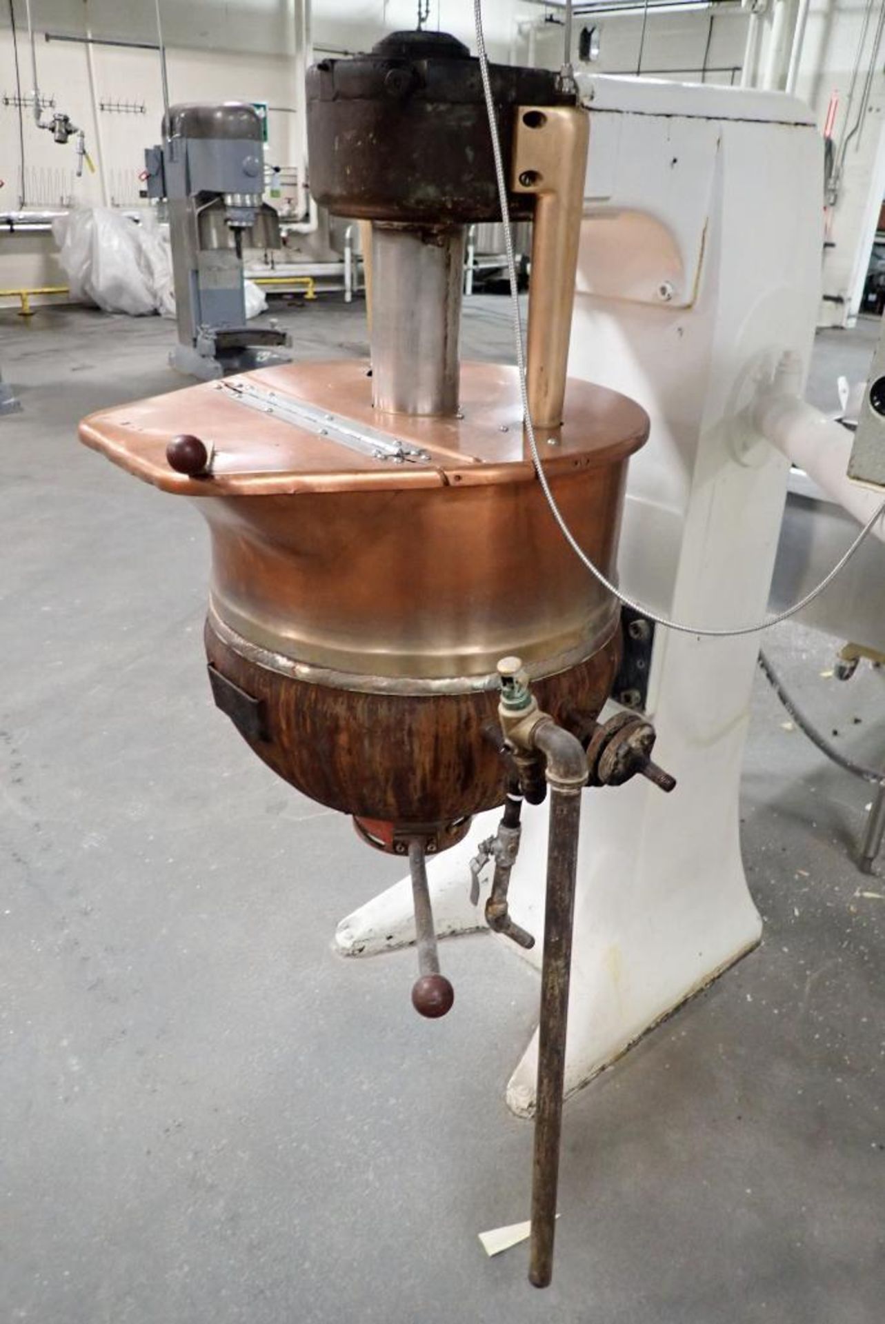 Otto Haensel GMBH copper chocolate melting kettle - Image 7 of 21