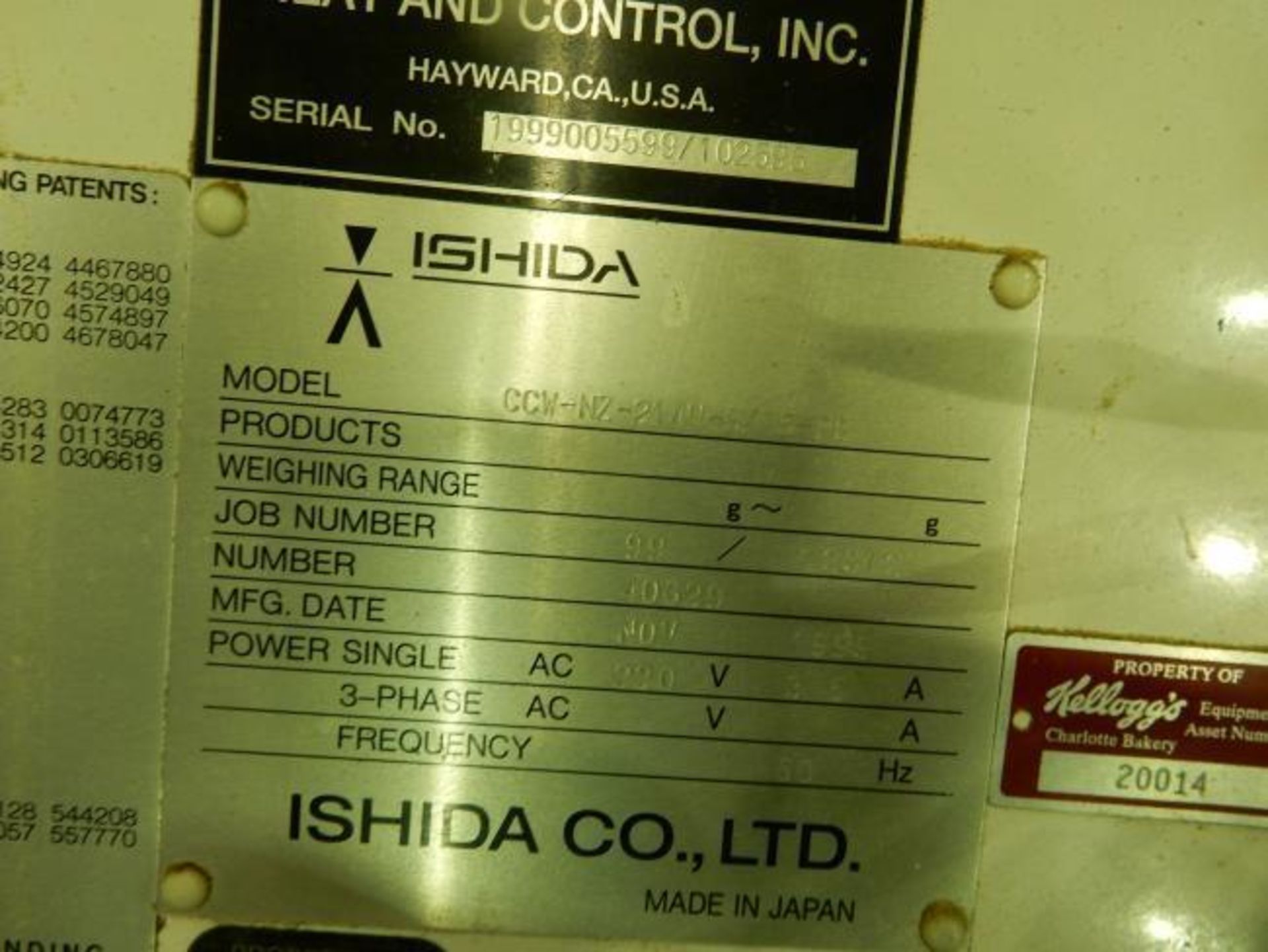 Ishida CCW-NZ-214W-S/15-PB scale - Image 4 of 4