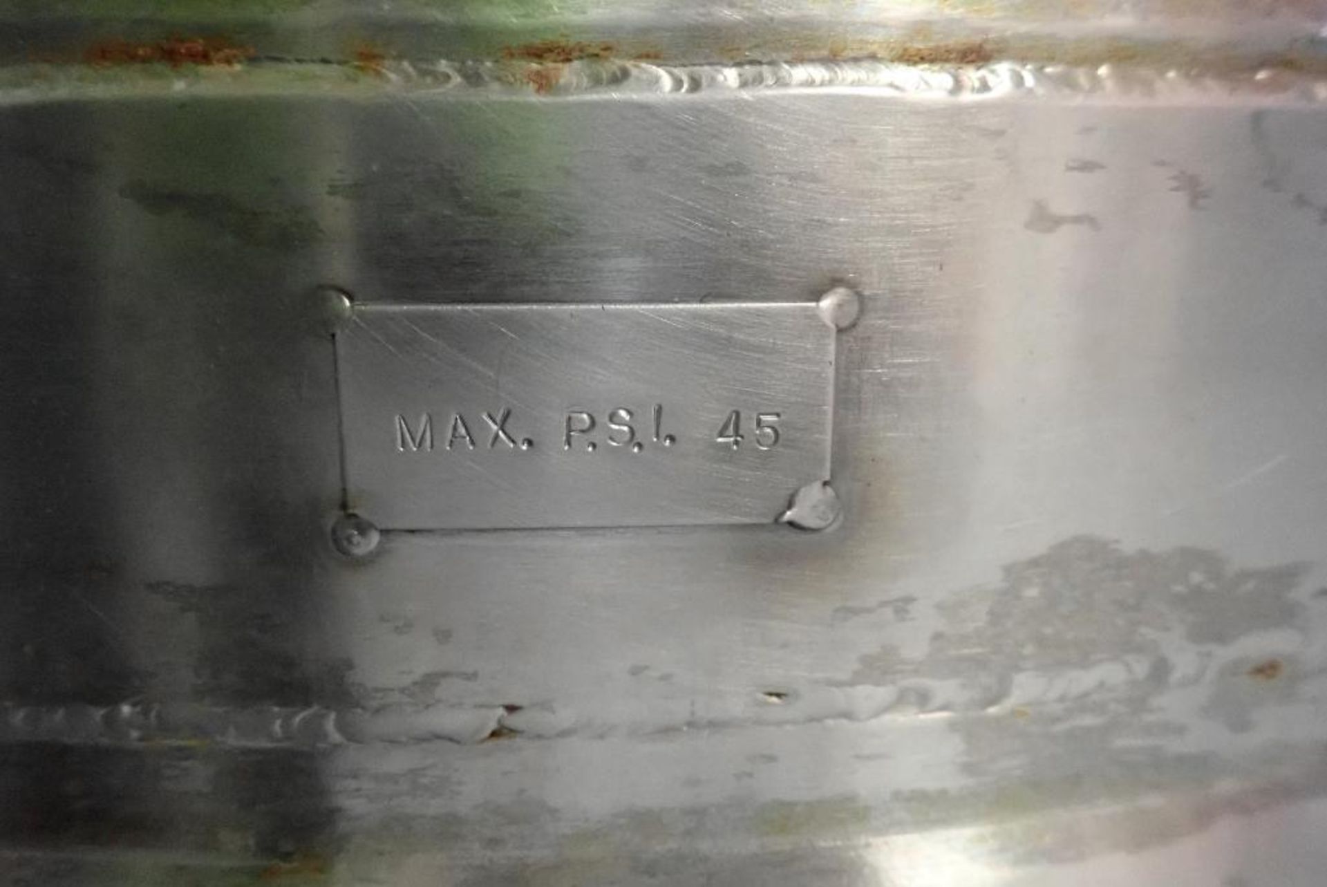 SS 1/2 jacketed kettle with top agitation - Image 15 of 15