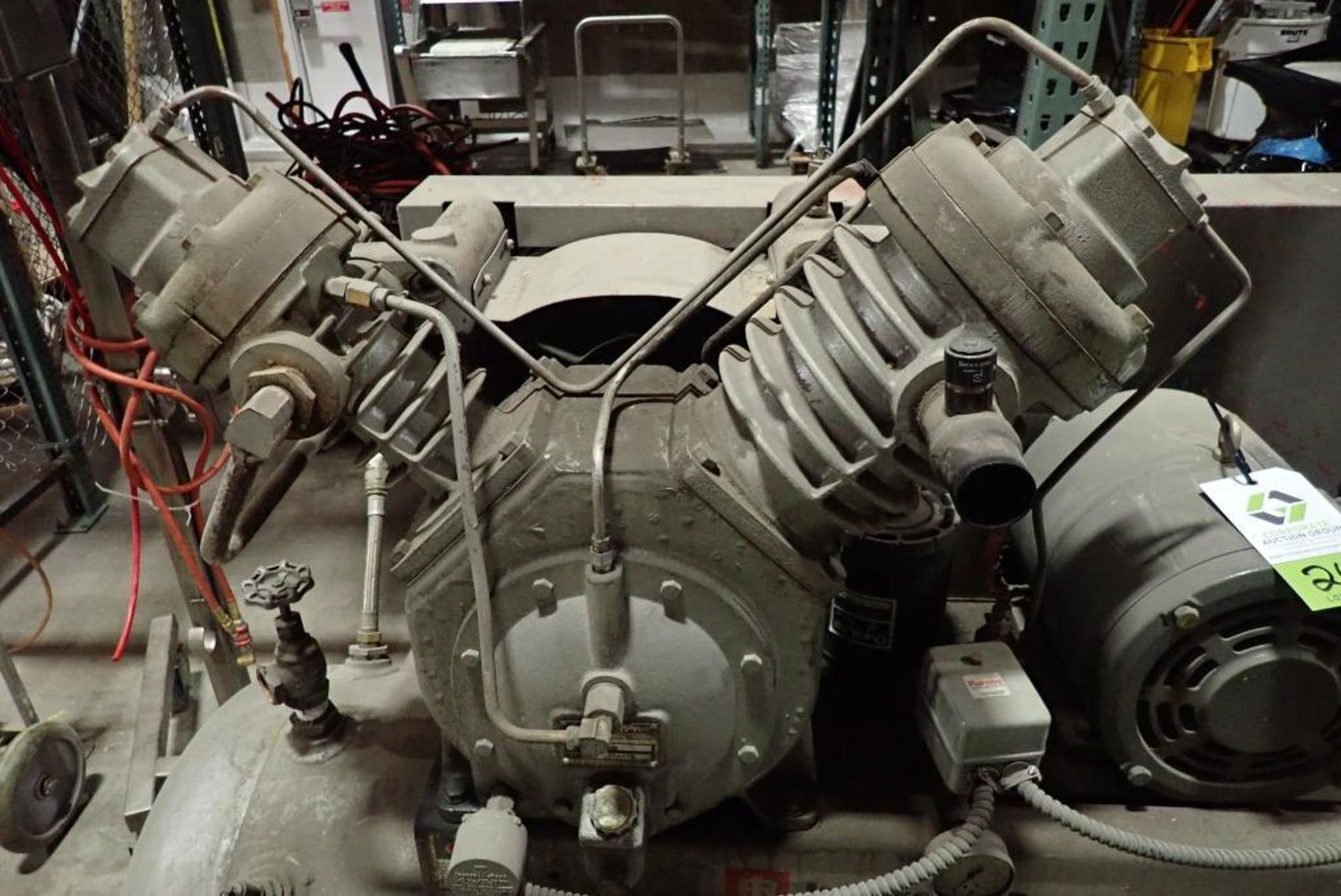 Ingersoll Rand T30 air compressor, Model 71T2-10E - Image 7 of 12