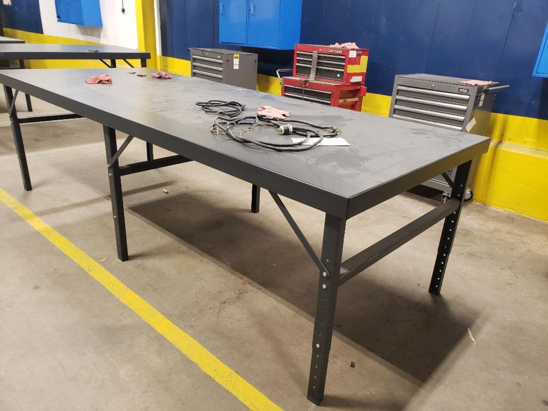 Valleycraft mild steel work table - Image 2 of 4