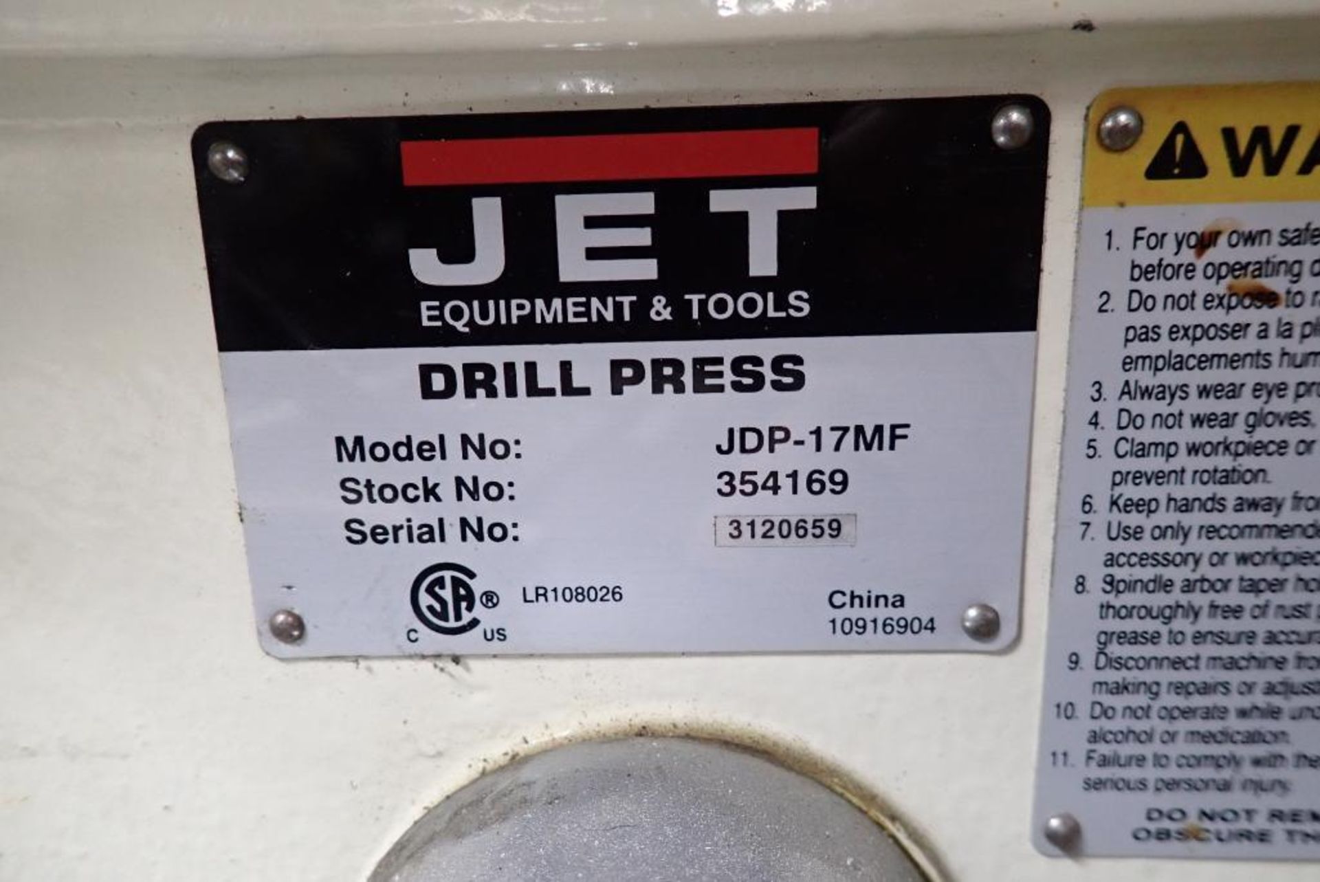 Jet drill press - Image 11 of 11
