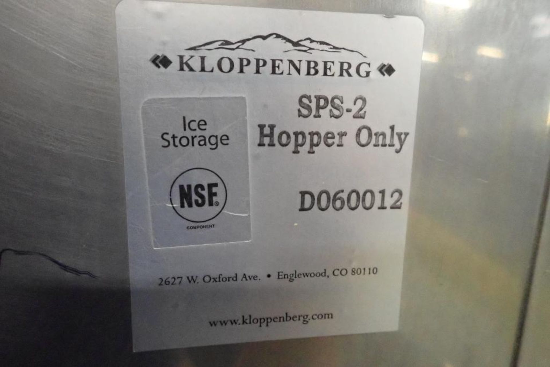 Vogt tube ice maker with Kolppenberg ice hopper - Image 9 of 15