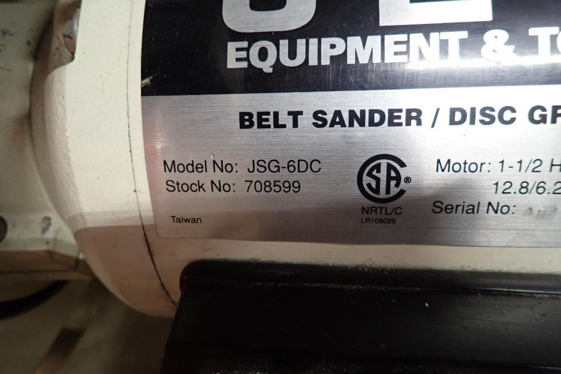 Jet belt sander/disc grinder - Image 9 of 10