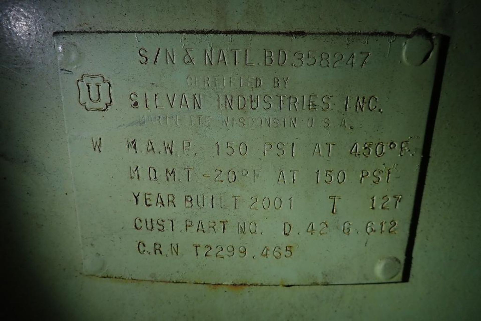 Sullair air receiving tank - Image 7 of 7