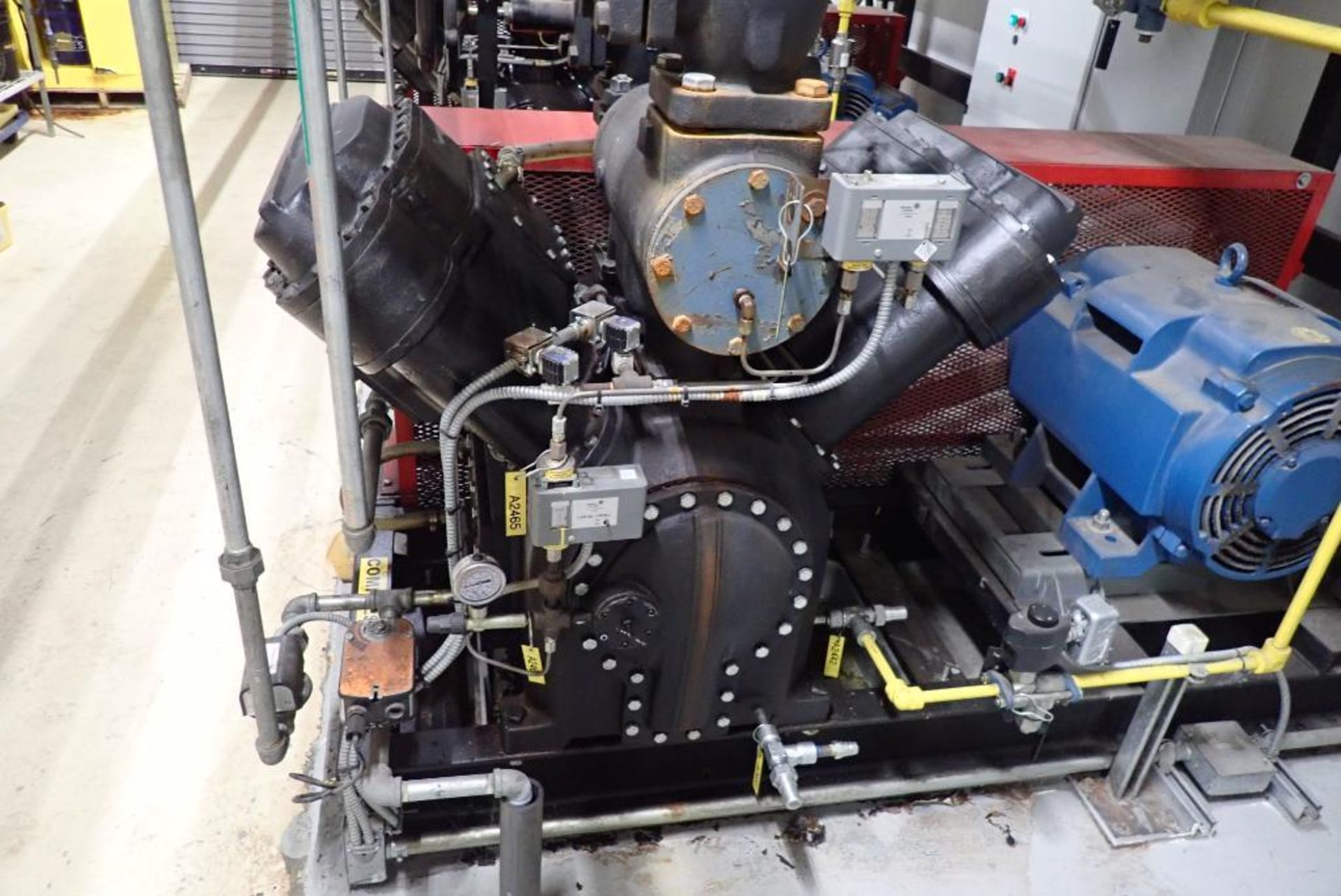 Crepaco 4 cylinder reciprocating ammonia compressor - Image 6 of 15