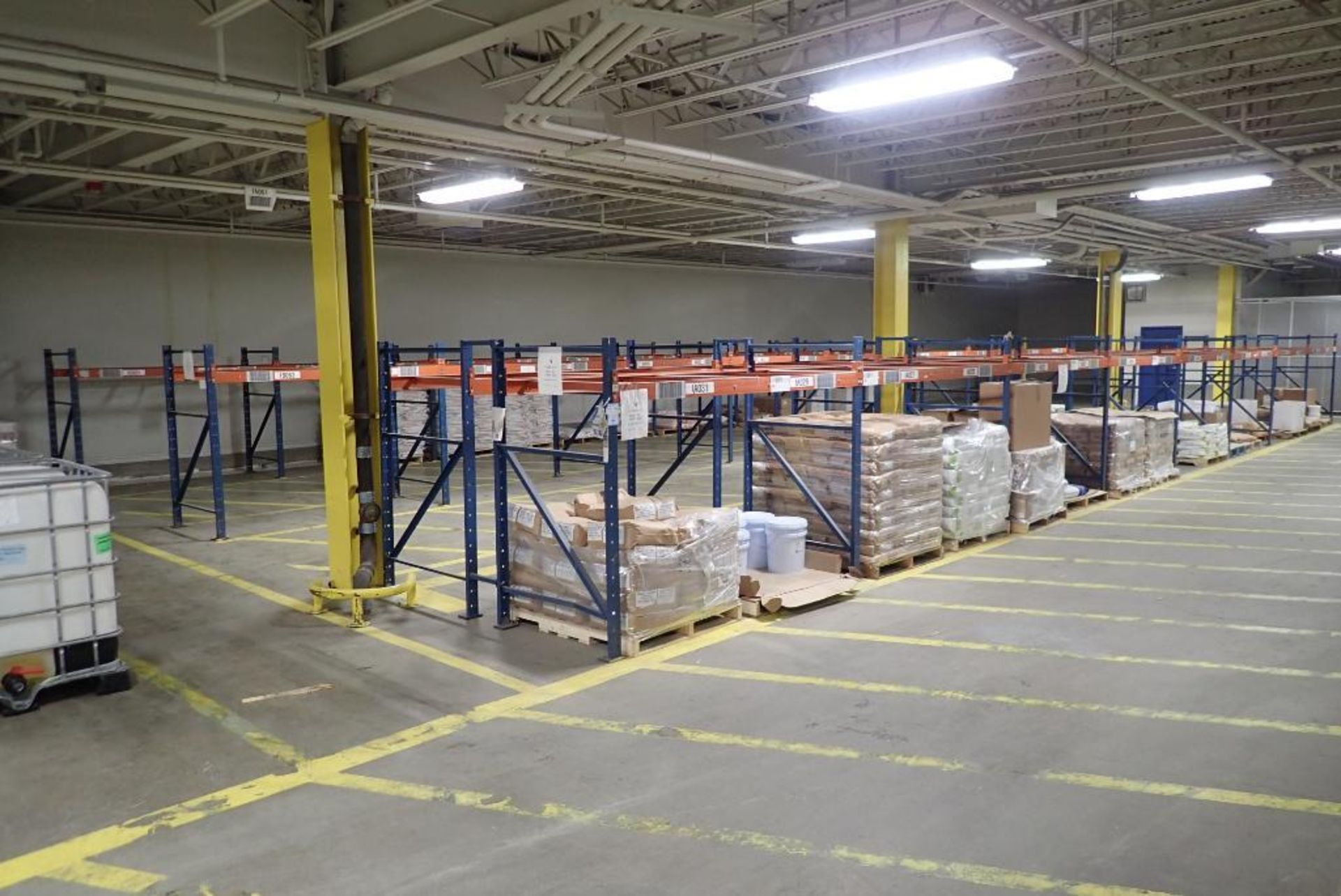 (35) sections of pallet racking