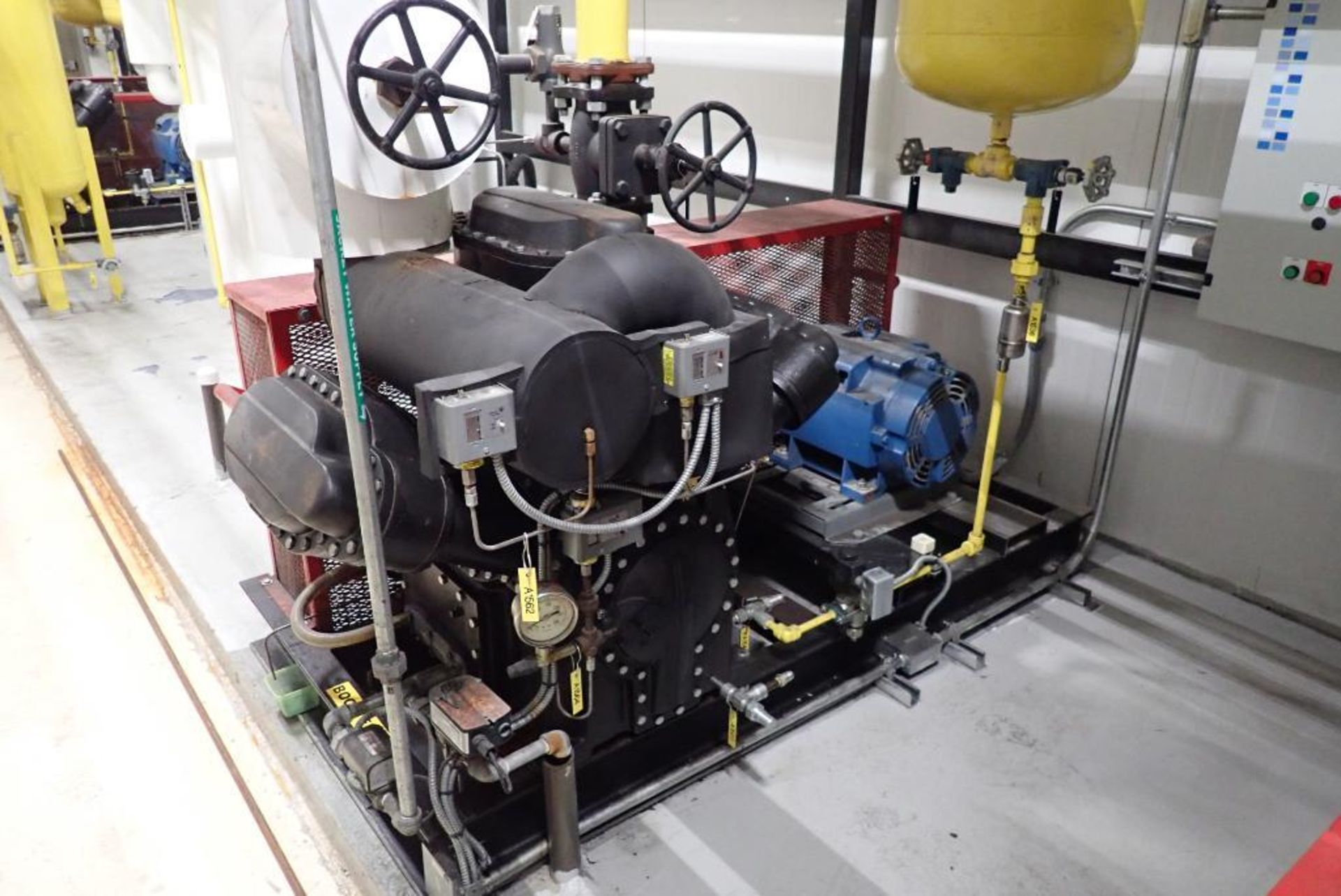 Crepaco 4 cylinder reciprocating ammonia compressor - Image 2 of 14